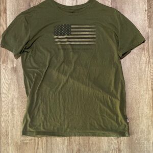 Olive Green Graphic T-Shirt